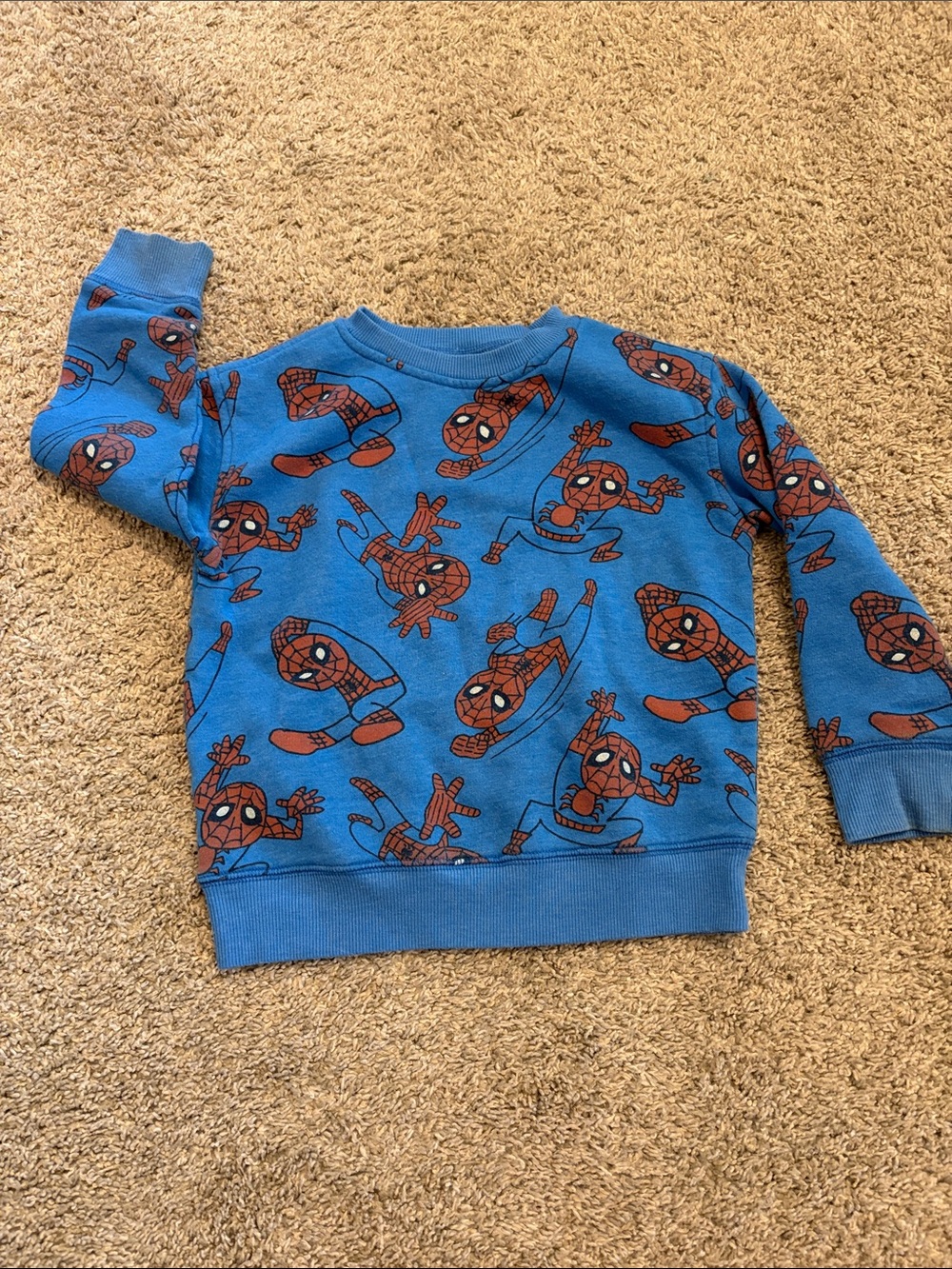 jumping beans Blue Spider Character Pullover Sweatshirt